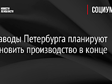 Автозаводы Петербурга планируют возобновить производство в конце марта