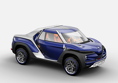Yamaha представила концептуальный пикап с «парящим» кузовом