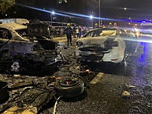 В Краснодаре в ДТП погибли три человека, сгорели два автомобиля