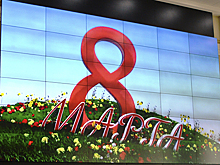 Военнослужащие армейского корпуса БФ поздравили женщин с Международным женским днем