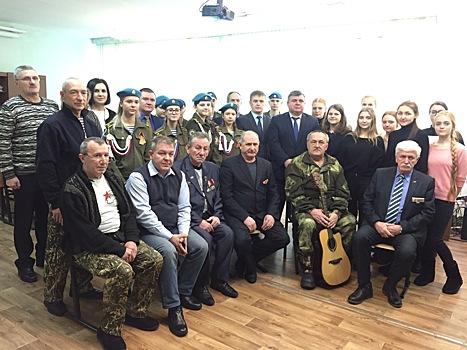 Ветераны-афганцы принимают участие в патриотической работе