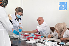Жители Рутульского района сдают анализ крови на наличие антител к коронавирусу