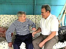 Валерий Лидин навестил ветерана Великой Отечественной войны