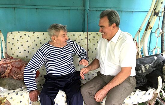 Валерий Лидин навестил ветерана Великой Отечественной войны