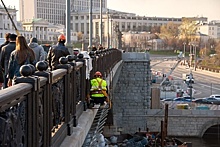 Завершается первый этап ремонта Строгинского моста на северо-западе Москвы