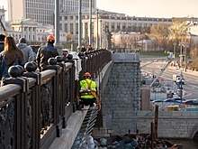 Завершается первый этап ремонта Строгинского моста на северо-западе Москвы