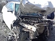 На трассе М-5 "Урал" BMW протаранил фуру – водитель погиб