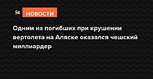 Одним из погибших при крушении вертолета на Аляске оказался чешский миллиардер