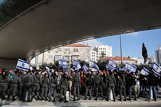 Протестующие блокировали главный въезд в Иерусалим