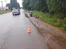 В Оричах 16-летний бесправник на мотоцикле сбил 6-летнего ребенка на велосипеде