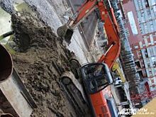 Десятки жителей Красноярска остались без воды из-за провалившегося грунта