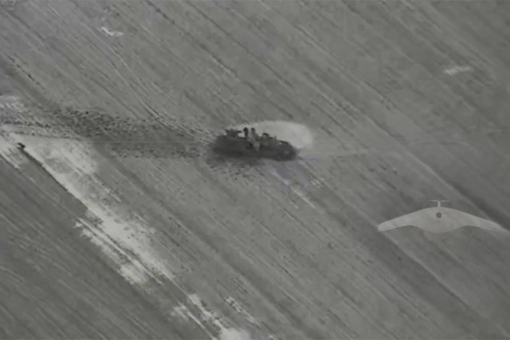 Британская установка ПВО сожжена ударом российского Ланцета