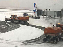 В Свердловской области десятки самолетов задерживаются из-за снегопада