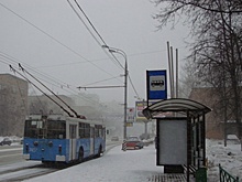 Троллейбусы встали на проспекте Гагарина