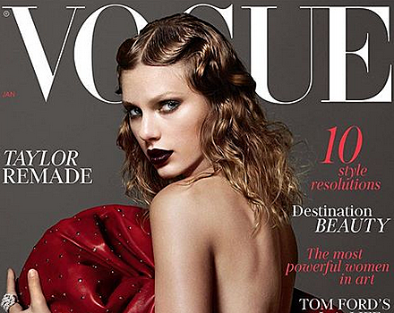 Тейлор Свифт соблазняет на обложке британского Vogue