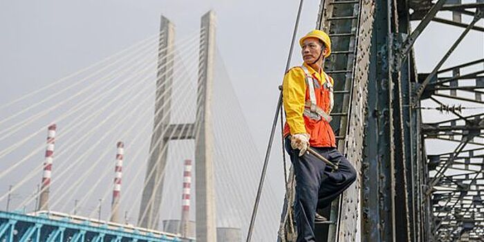 Новый железнодорожный мост Байшато скоро введут в эксплуатацию в Чунцине