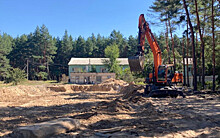 Тамбовские строители продолжают восстанавливать здание больницы в Новоайдаре