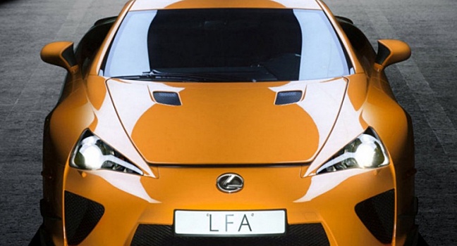 Подержанную модель Lexus LFA продали на аукционе за 1,1 млн долл