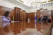 Путин встретился с новым председателем ВС РФ Ириной Подносовой