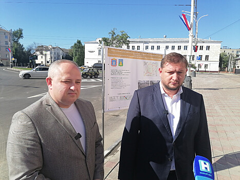 Врио замглавы области Владислав Ставицкий проверил ремонт дорог в Тамбове