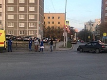 Возле въезда на Кольцовский тракт столкнулись три иномарки