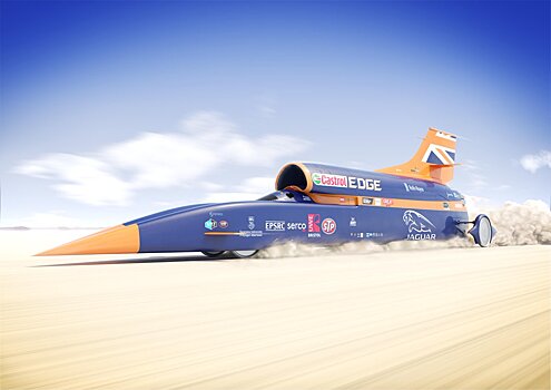 Bloodhound SSC превысил скорость звука в Британии