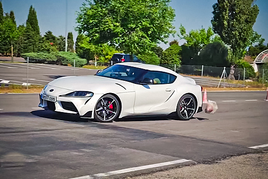 Видео: новая Toyota Supra проходит «лосиный тест»