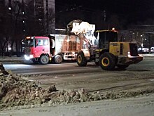 В Оренбурге началась ночная смена уборки снега
