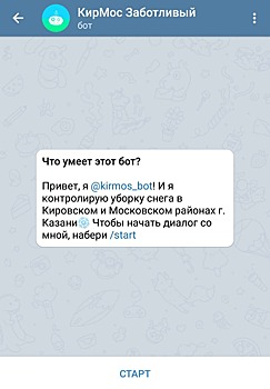 Теперь можно заказать уборку двора в телеграме. Только в двух районах