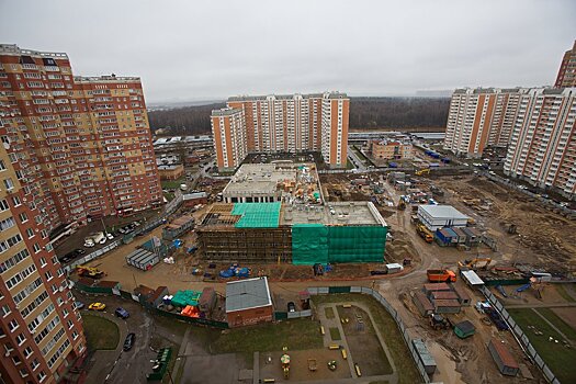Новую школу в микрорайоне 1 мая в Балашихе сдадут летом 2018 года