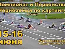 Курский картодром в ближайшие выходные примет Чемпионат и Первенство Черноземья