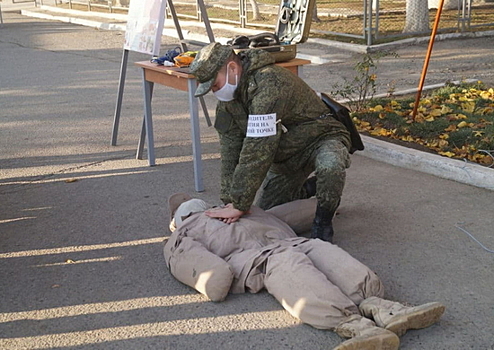 На российской военной базе в Таджикистане состоялись комплексные занятия по требованиям безопасности