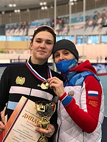 Спортсменка из Северска завоевала четыре медали на первенстве России по конькобежному спорту