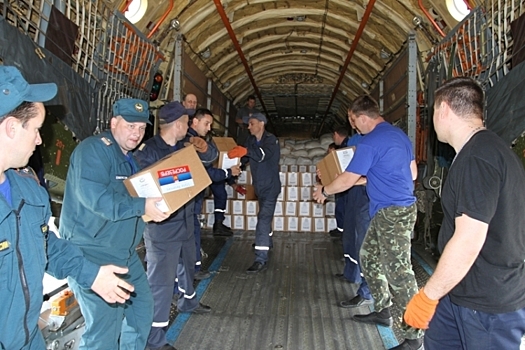 Самолет МЧС России доставил в Акапулько 35 тонн гумпомощи