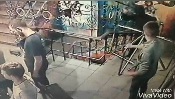 Метнувшего гранату в посетителей ночного клуба в Сумах сняли на видео