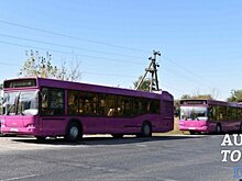 Кременчуг получил первые два автобуса МАЗ-103486 из десяти