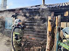 В поселке Читы загорелся частный дом