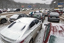 Из-за снега страховщики стали получать большое количество заявлений о выплатах за аварии