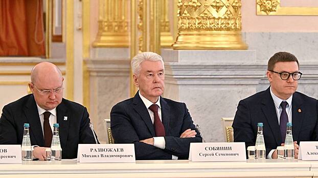 Собянин принял участие в заседании Совета по стратегическому развитию