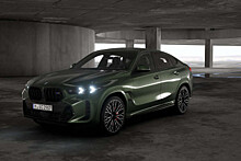 2024 BMW X6 M в индивидуальном цвете Aurora Diamond Green