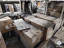 В Ижевске во время установки системы пожаротушения произошёл пожар