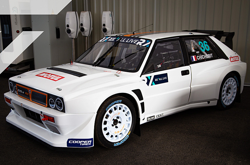 Lancia Delta Evo-e RX. Культовый итальянский хэтчбек превратили в электрокар для мирового чемпионата по ралли-кроссу.