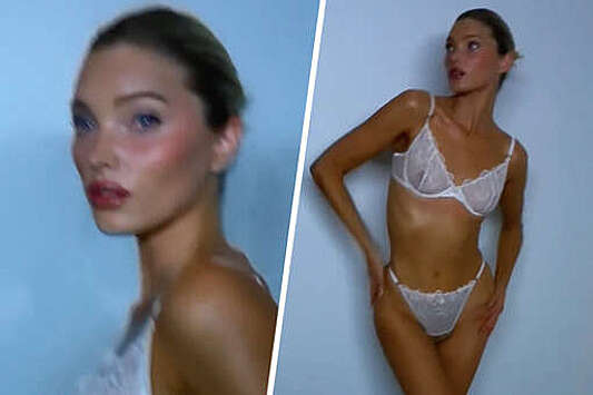 "Ангел" Victoria's Secret Эльза Хоск снялась в рекламе кружевного нижнего белья