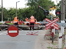 В Заводском районе Саратова закрывается железнодорожный переезд