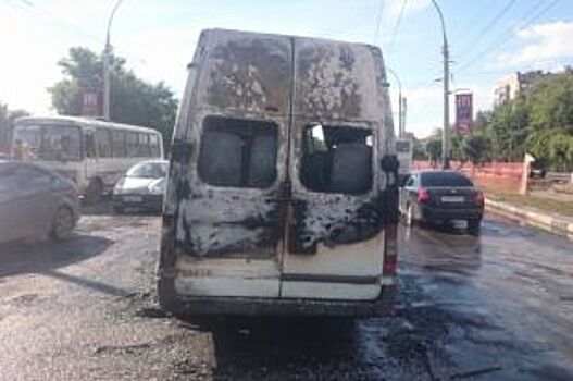 1 сентября в Тамбове загорелся пассажирский автобус