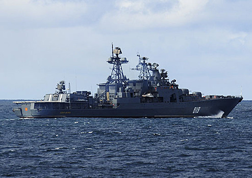 БПК Северного флота «Североморск» участвует в международном учении «Аравийский муссон – 2018»