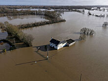 Во Франции огромные территории пострадали от наводнения