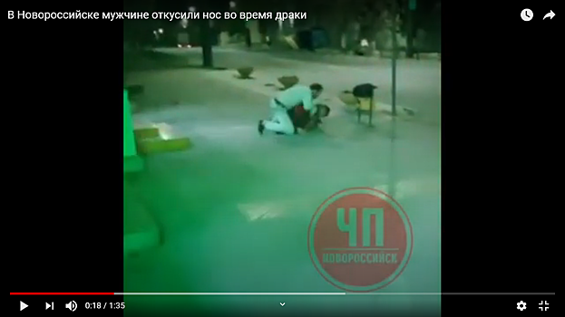 "Откусил нос и выплюнул": в Сети появилось видео шокирующей драки в Новороссийске