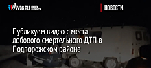 Публикуем видео с места лобового смертельного ДТП в Подпорожском районе