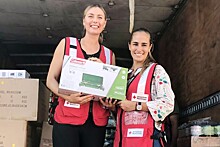 Мария Шарапова и Моника Пуиг помогают Пуэрто-Рико